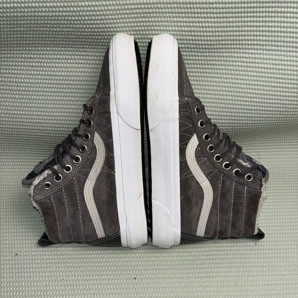 Vans Sk8 Hi Mte Athletic Shoes Sneakers Womens Size 6.5 721454 Pewter White - Picture 5 of 9